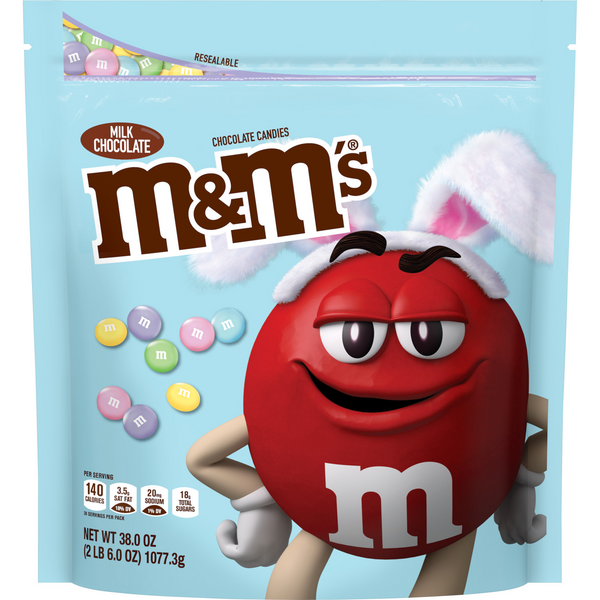 Red M&M's Chocolate Candy - 1 lb Bag