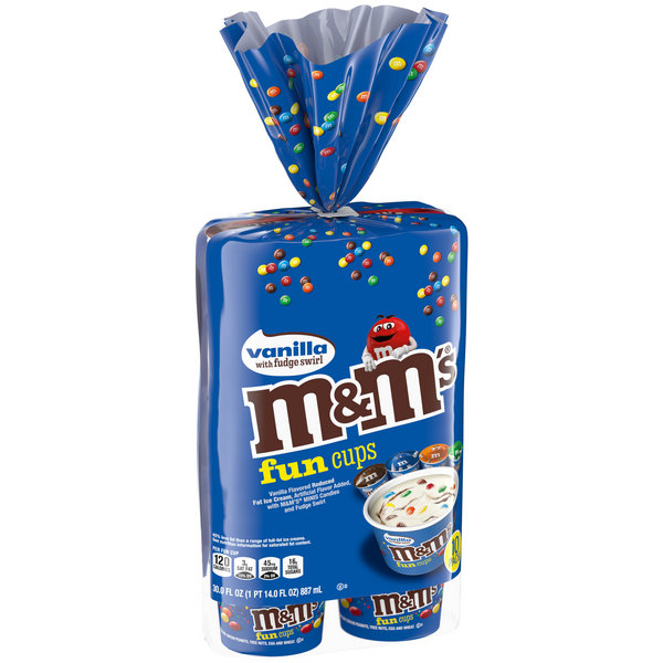 M&M's Ice Cream Fun Cups