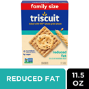 Triscuit Reduced Fat Whole Grain Wheat Crackers, Family Size