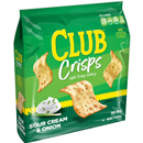 Club Crisps Baked Snacks, Sour Cream & Onion
