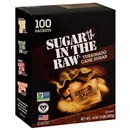 Sugar In The Raw Natural Cane Turbinado Sugar 100 Packets
