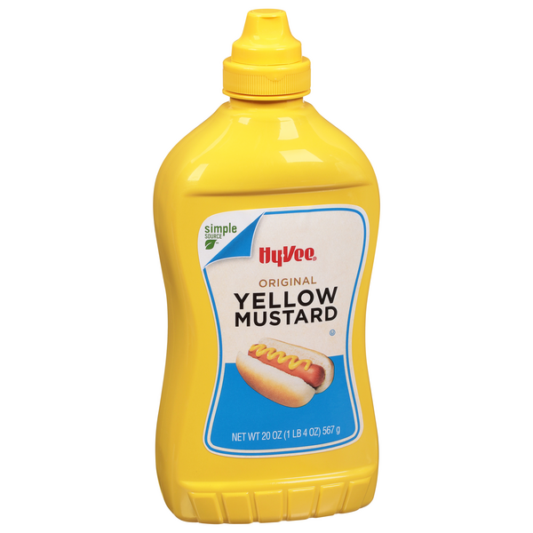 ★YESEYESEE★ CLogo LS Mustard Hy-Vee Yellow Mustard, Original | Hy-Vee Aisles Online