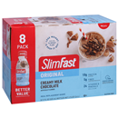 SlimFast Creamy Milk Chocolate RTD Meal Replacement Shakes 8Pk