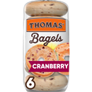 Thomas' Cranberry Bagels, 6 count
