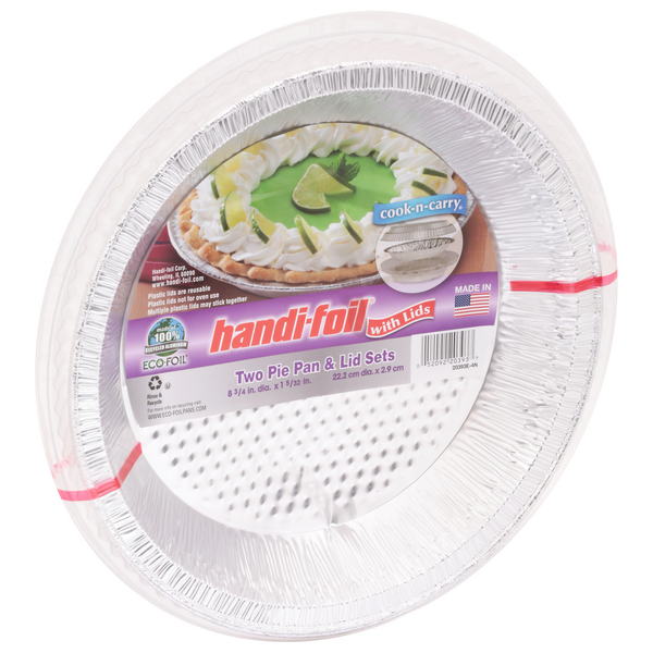 Handi Foil Eco-Foil Cook-N-Carry Cake Pans & Lids - 2 sets