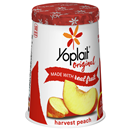 Yoplait Original Harvest Peach Low Fat Yogurt