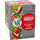 V8 Sparkling +Energy, Strawberry Kiwi, 4Pk