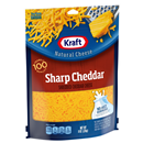 Kraft Shredded Sharp Cheddar Cheese