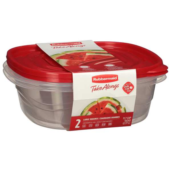 Rubbermaid Container + Lid, 9 Cups  Hy-Vee Aisles Online Grocery Shopping