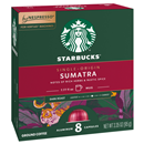 Starbucks Sumatra Single-Origin for Nespresso Vertuo Ground Coffee Capsules 8Ct
