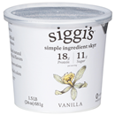 Siggi's 0% Milkfat Strained Non Fat Vanilla Yogurt