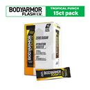 Body Armor Flash I.V. Electrolyte Drink Mix, Tropical Punch, 15-0.28 oz Packets