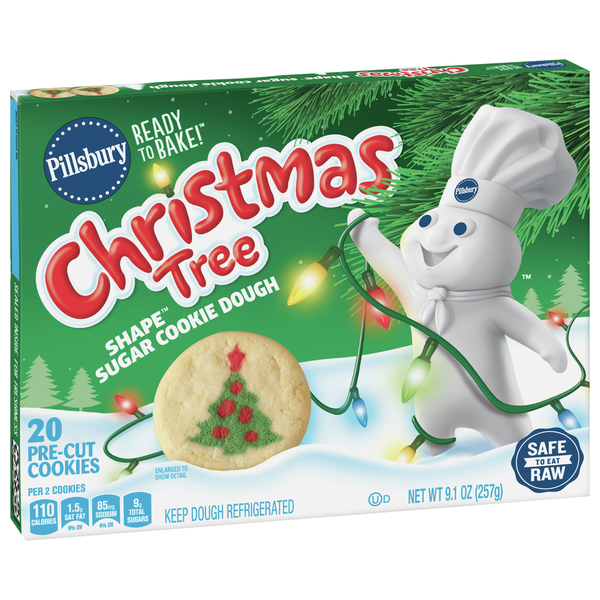 Pillsbury Ready to Bake Limited Edition Candy Cane Sugar Cookie Dough, 30  oz - Fry's Food Stores