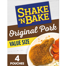 Kraft Shake 'N Bake Original Pork Seasoned Coating Mix 4 Pouches