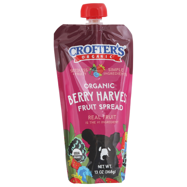 Crofter's Organic Berry Harvest Fruit Spread 13 oz | Hy-Vee Aisles ...