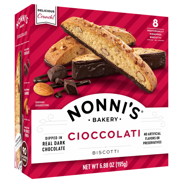 Nonni's Cioccolati Biscotti 8Ct | Hy-Vee Aisles Online Grocery
