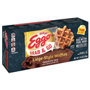Eggo Grab & Go Liege-Style Waffles, Chocolate Chip, 4Ct
