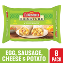 El Monterey Signature Egg, Sausage, Cheese & Potato Burritos 8Ct