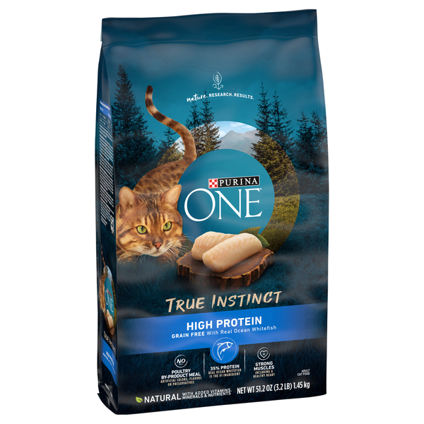 Purina ONE True Instinct Natural Grain Free with Real Ocean Whitefish plus  Vitamins & Minerals Adult Cat Food | Hy-Vee Aisles Online Grocery Shopping