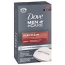 Dove Men+Care Deep Clean Body Soap And Face Bar 6-4 Oz