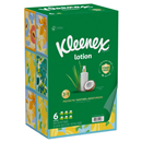 Kleenex Soothing Lotion Tissues, Coconut Oil + Aloe, 3-Ply, 6Pk