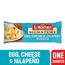 El Monterey Signature Egg, Cheese & Jalapeno Burrito