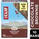 CLIF Bar, Chocolate Brownie Energy Bars, 10-2.4 oz. Bars