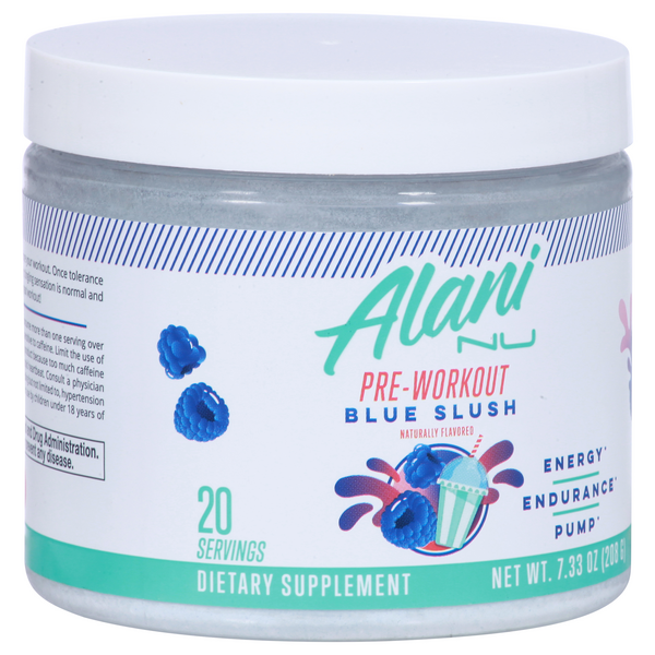 Alani Nu Blue Slush Pre-Workout 30 Servings