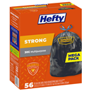 Hefty Extra Strong Multipurpose 30 gal. Large Drawstring Bags Mega Pack