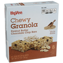 Hy-Vee Chewy Granola Peanut Butter Chocolate Chip Bars 8-0.84 oz Bars