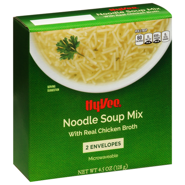 Lipton Soup Secrets Noodle Soup Chicken Broth 4.5 oz, 2 Pack Pouch