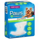 Paws Happy Life Dog Diapers, Female, Small (8-15 Lbs)