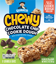 Quaker Chewy Chocolate Chip Cookie Dough Granola Bars, 8-0.84 oz