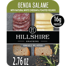 Hillshire Snacking Protein Small Plates, Genoa Salami Deli Lunch Meat and White Cheddar Cheese, 2.76 oz