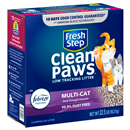 Fresh Step Clean Paws Multi-Cat Scented Litter with Febreze Clumping Cat Litter