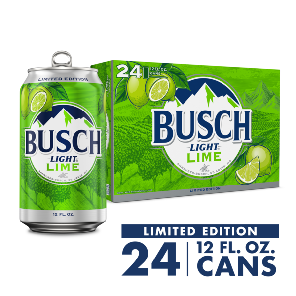 Busch Light Lime Lager, 24Pk | Hy-Vee Aisles Online Grocery Shopping