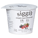 Siggi's 0% Milkfat Strained Non-Fat Mixed Berries & Acai Yogurt