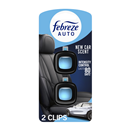 Febreze AUTO Vent Clip, New Car, 2-0.07 fl oz