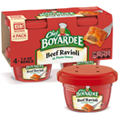 Chef Boyardee Beef Ravioli, 4-7.5 oz Bowls