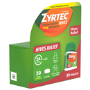 Zyrtec Hives Relief, Original Prescription Strength, 10 Mg, Tablets