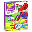 Betty Crocker Variety Pack Fruit Roll-Ups, Fruit by the Foot, Gushers 16Ct