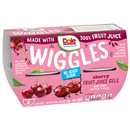 Dole Wiggles Cherry Fruit Juice Gels 4 Count