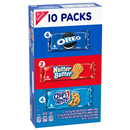 Nabisco Cookie Variety Pack, Oreo, Nutter Butter, Chips Ahoy!, 10 Snack Packs