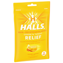 Halls Honey Lemon Cough Suppressant/Oral Anesthetic Menthol Drops