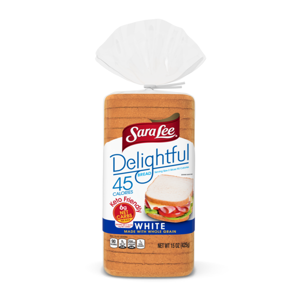 Sara Lee Delightful White 45 Calories Made With Whole Grain Bread | Hy-Vee  Aisles Online Grocery Shopping