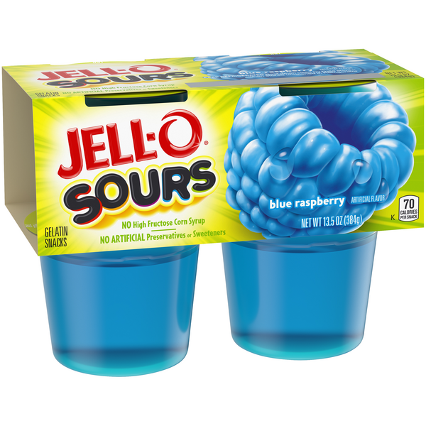 Blue Raspberry SOUR PATCH KIDS Gelatin Cups