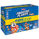 Frosted Flakes Mini Snax, Cinnamon French Toast Cereal Snack, 10-0.95 oz