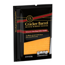Cracker Barrel Black Ribbon Slices Wisconsin Extra Sharp Yellow Cheddar Cheese Slices 8Ct
