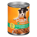Paws Premium Country Stew Cuts in Gravy Dog Food