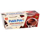 Petit Pot Dark Chocolate Creamy French Dessert 2-3.5 oz Cups
